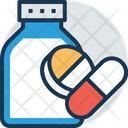 Medications Pills Bottle Icon