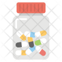 Medicine Jar Pill Icon