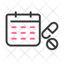 Medicine Schedule Pill Icon