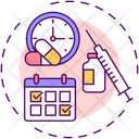 Schedule Test Clinical Icon