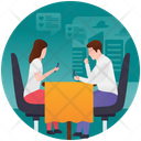 Discussion Meeting Interaction Icon
