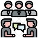 Meeting Discussion Conversation Icon