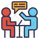 Meeting Discussion Talk Icon