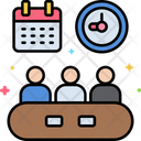 Meeting Time And Date Icon