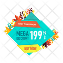 Mega Discount Icon