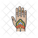 Mehndi Mehandi Hand Icon