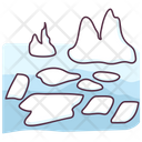 Melting Glacier  Icon