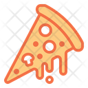 Melting Pizza Pizza Pizza Slice Icon