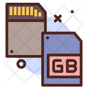 Memory Card Gigabit Memory Card Card Icon