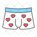 Men Underwear Underwear Valentines Icon