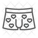 Men Underwear Valentines Icon