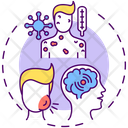 Meningitis, measles and mumps  Icon