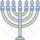 Menorah Hanukkah Religion Icon