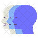 Dissociative Multiple Personality Mental Health Icon