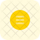 Hamburger Menu Circle Icon