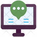 Message Bubble Text Connect Icon