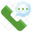 Message Call Chat Bubble Phone Call Icon