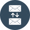 Exchange By Mail Envelope Exchanging Mail Exchanging Icon