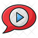 Message Video Icon