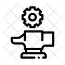 Spare Parts Production Icon