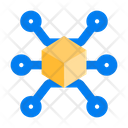Metaverse Server 3 D Cube Network Icon