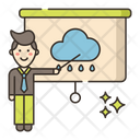 Meteorologist Weather Forecaster Weather Prediction Icon