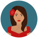Mexican woman Icon