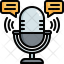 Microphone Voice Control Icon