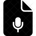 Mic File Sheet Icon