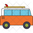 Microbus Van Camping Icon