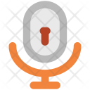 Microphone Keyhole Security Icon