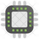 Microprocessor Microchip Circuit Icon