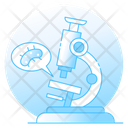 Medical Research Microscope Laboratory Tool Icon