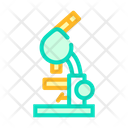 Biology Microscope Color Icon