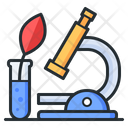 Microscope Biology Science Icon