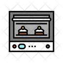 Microwave Oven Baking Icon