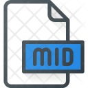 Mid Midi File Icon