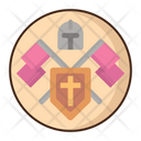 Middle Ages Medieval Knight Icon