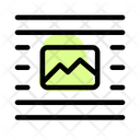 Middle Center Image Icon