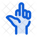 Two Finger Middle Icon