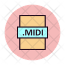 File Type Midi File Format Icon