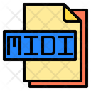 Midi File File Type Icon