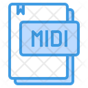 Midi File Document Icon