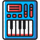 Midi Piano Teclado Ícone