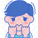 Asustado Icono