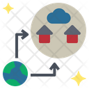 Evacuate Migration Relocate Icon