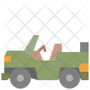 Military Jeep Car Icon