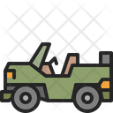 Military Jeep Car Icon