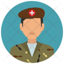 Military Medical Man Icon