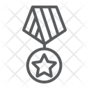 Military Medal Star Icon